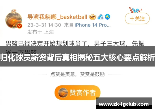 归化球员薪资背后真相揭秘五大核心要点解析 归化球员薪资背后真相揭秘五大核心要点解析